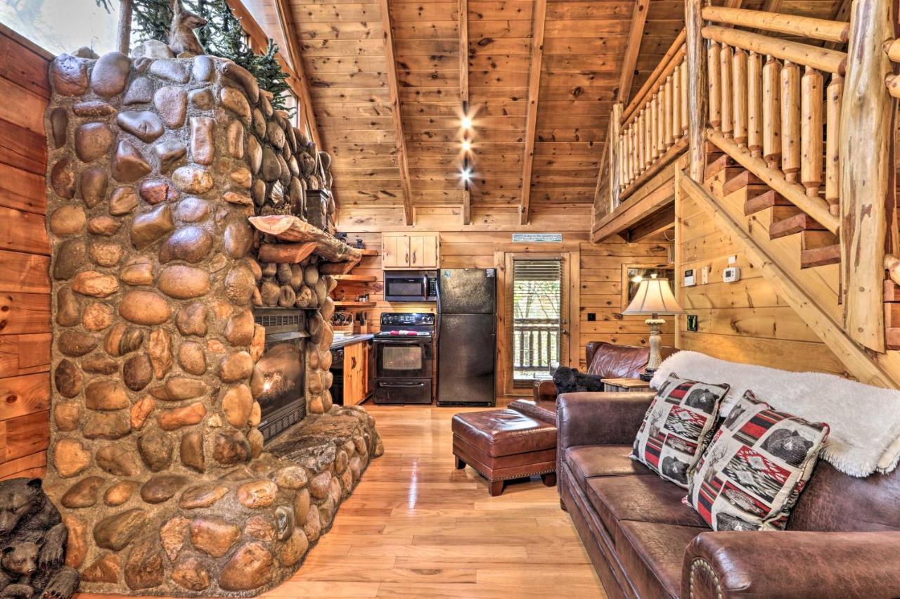 Smoky Mountain Log Cabin 7 Mi To Gatlinburg! セバービル エクステリア 写真