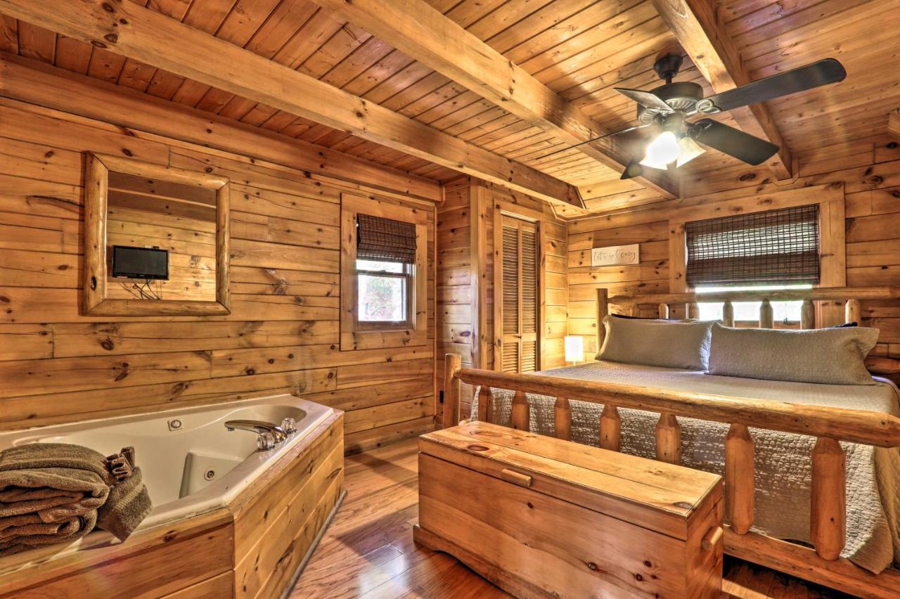 Smoky Mountain Log Cabin 7 Mi To Gatlinburg! セバービル エクステリア 写真