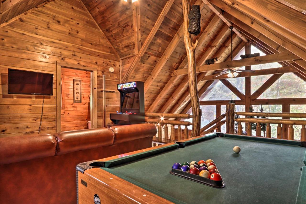 Smoky Mountain Log Cabin 7 Mi To Gatlinburg! セバービル エクステリア 写真