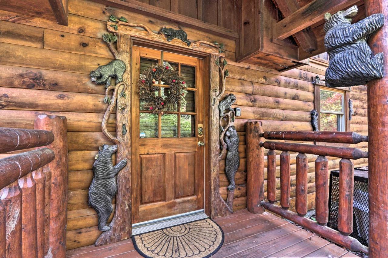 Smoky Mountain Log Cabin 7 Mi To Gatlinburg! セバービル エクステリア 写真
